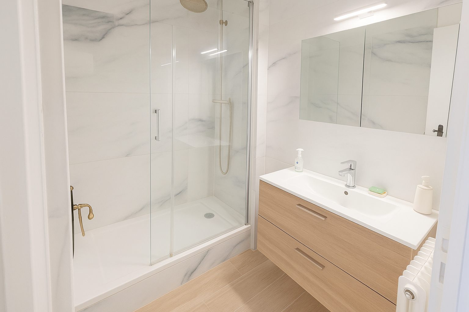 Salle de bain rénovée